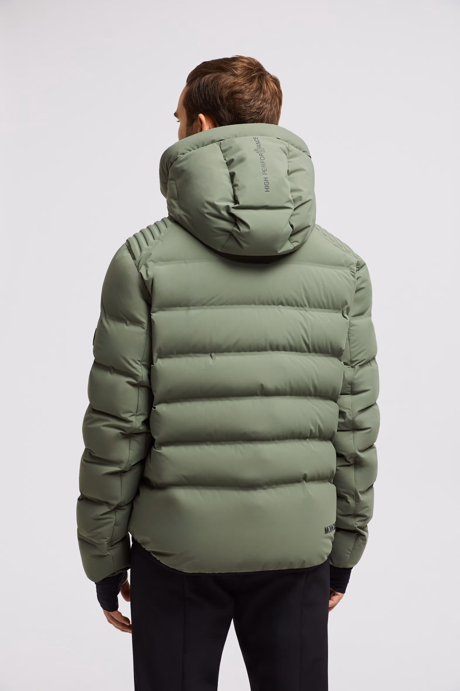 Lagorai Hooded Down Ski Jacket Men Sage Green Moncler 5